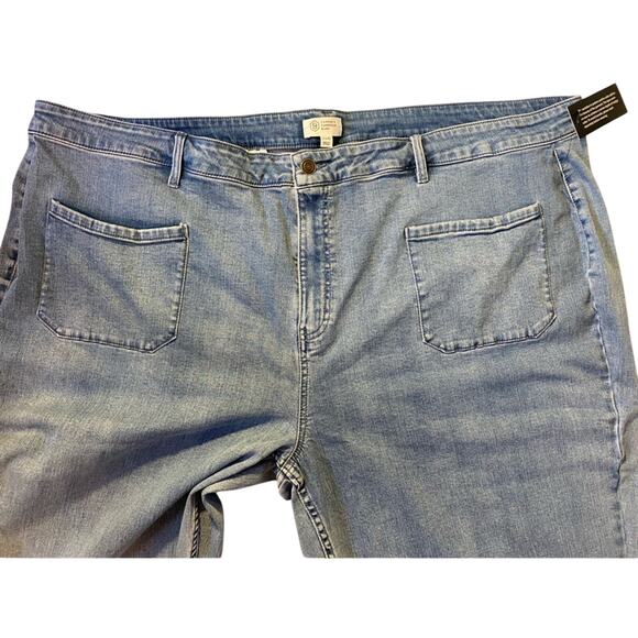 Candace Cameron Bure Jeans Womens Plus Size 30W NEW Wide Leg Casual Blue Pants - Picture 4 of 13